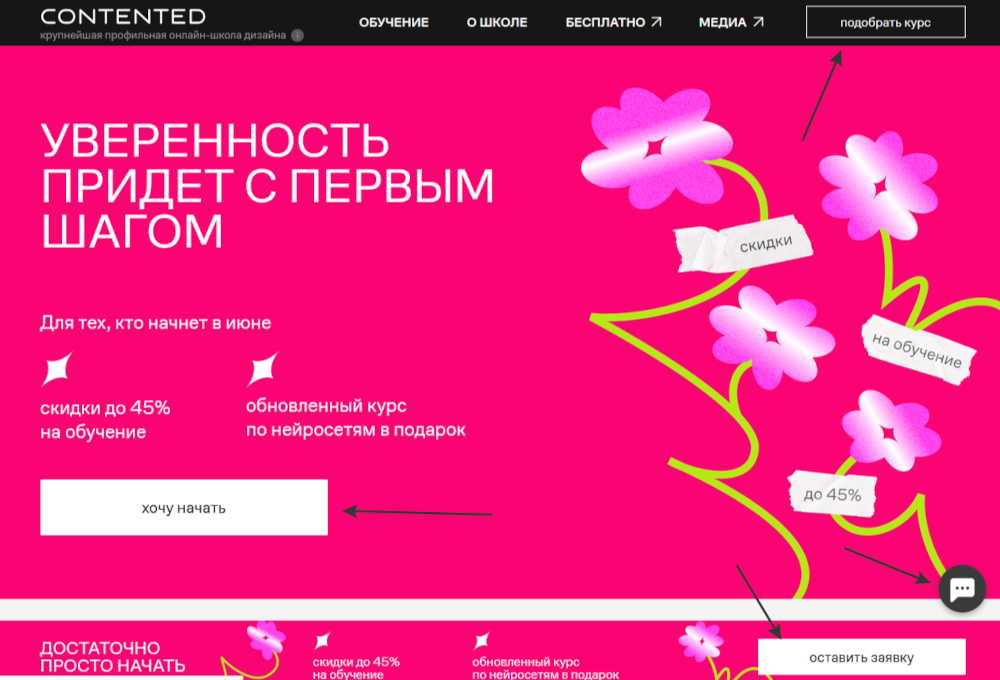 форма подачи заявки