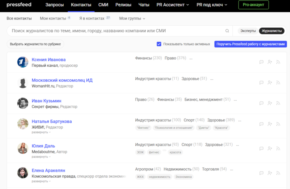 пиар в СМИ