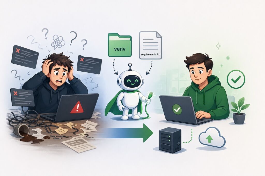 Порядок в проектах. Почему  venv и requirements.txt спасают нервы при переносе бота.