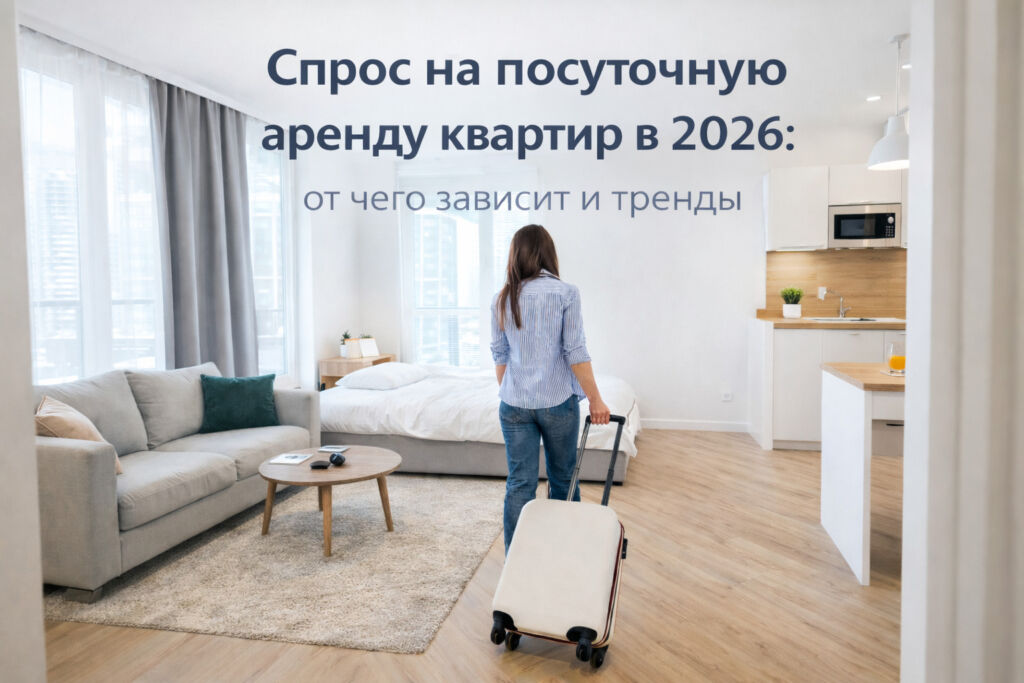 Спрос на посуточную аренду квартир в 2026: от чего зависит и тренды
