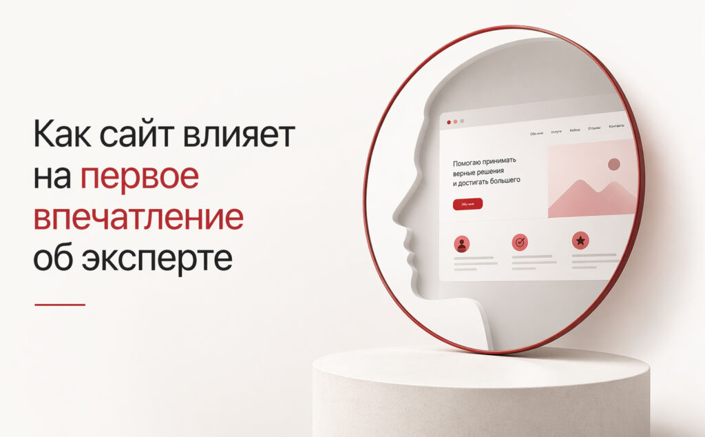 Как сайт влияет на первое впечатление об эксперте
