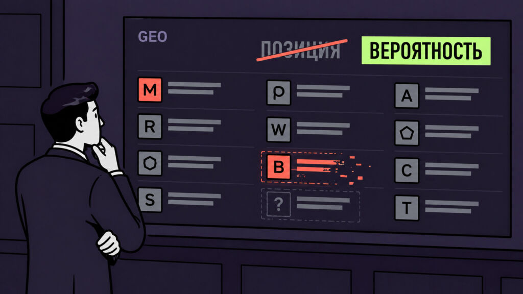 GEO-продвижение. Почему позиции в нейровыдаче — это иллюзия, и что измерять вместо них