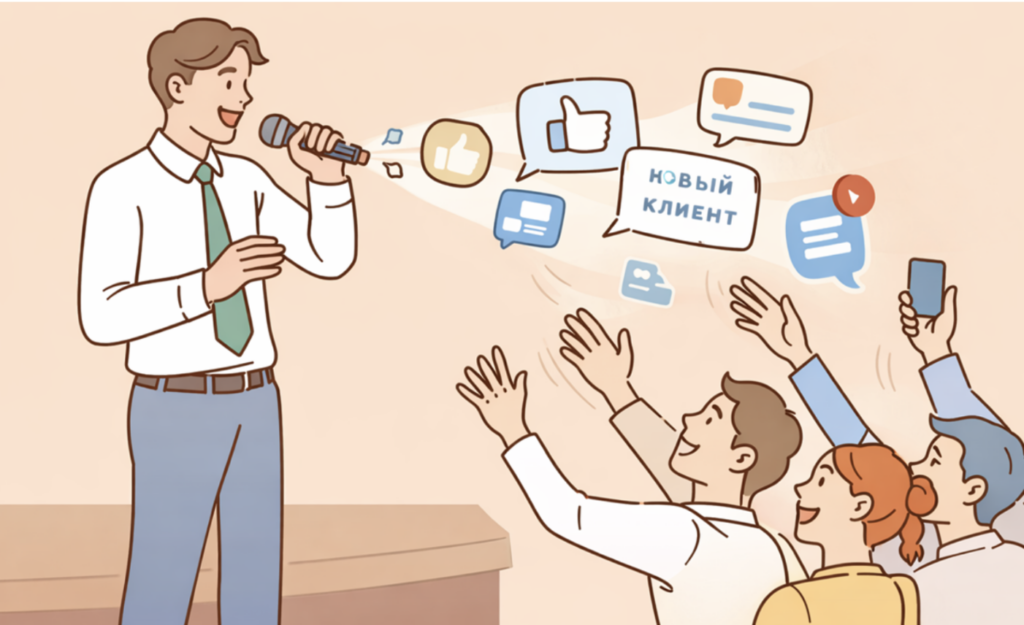 Зачем предпринимателям выступать с докладами: спикерство как канал продвижения бизнеса