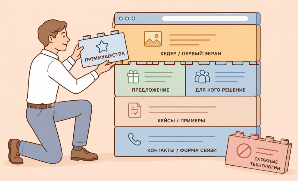 Главная страница b2b-сайта: гайд по основным блокам и правилам их наполнения