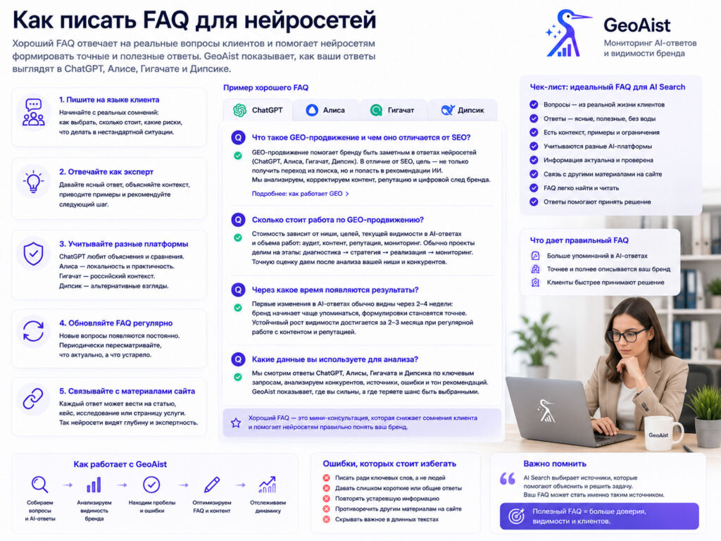 Как писать FAQ для нейросетей