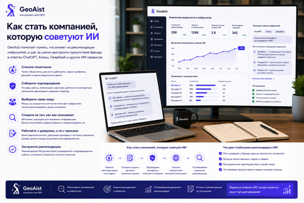 Как стать компанией, которую советуют ИИ
