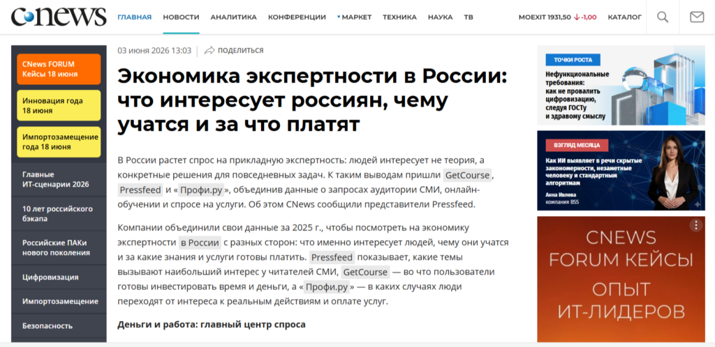 показатель цитируемости
