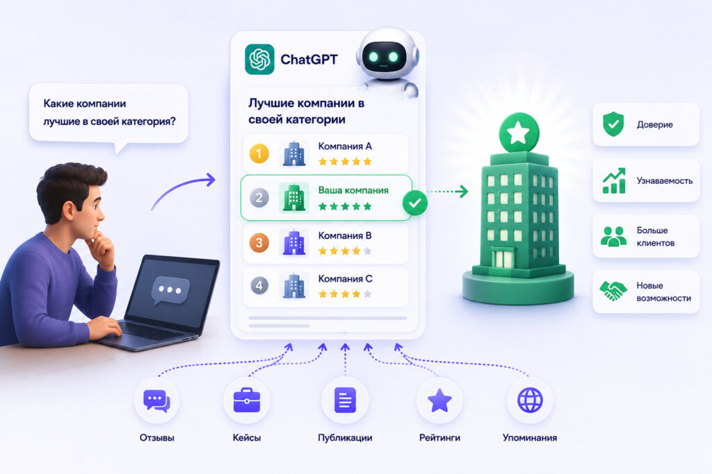 Как попасть в список лучших компаний по версии ChatGPT