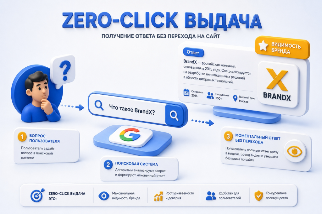 Zero-Click выдача: это не потеря трафика, а новая точка касания с брендом