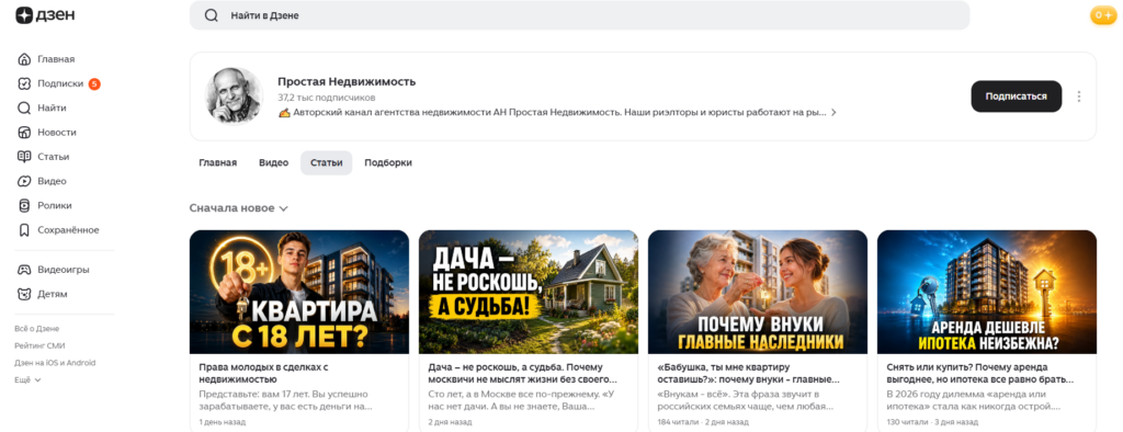 публикация недвижимость