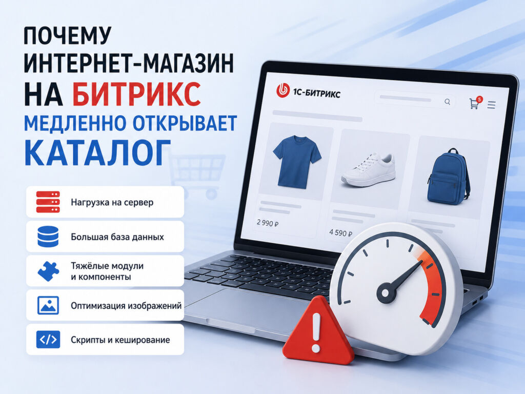 Почему интернет-магазин на Битрикс медленно открывает каталог
