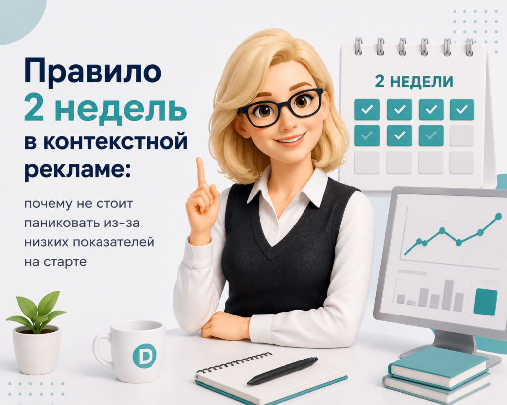 Правило 2 недель в контекстной рекламе: почему не стоит паниковать из-за низких показателей на старте