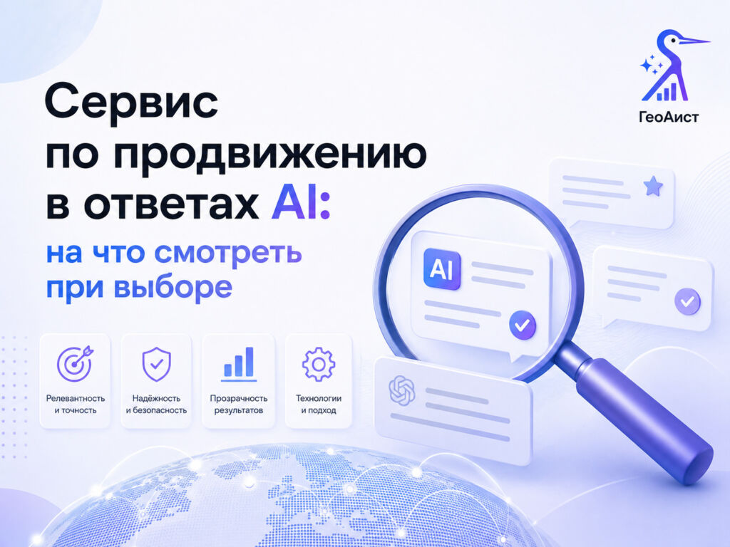 Сервис по продвижению в ответах AI: на что смотреть при выборе
