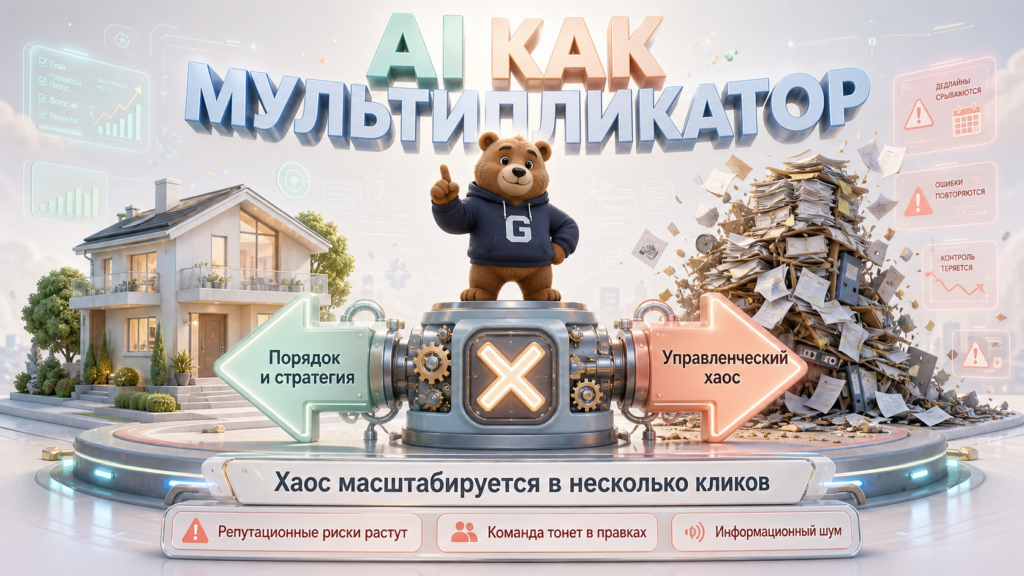 Изображение 2 для статьи Почему стратегия важнее инструмента: AI умножает вашу слабость так же легко, как силу