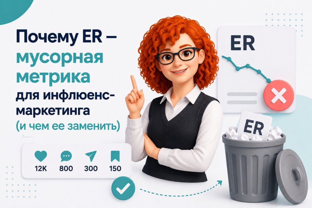 Почему ER — мусорная метрика для инфлюенс-маркетинга (и чем ее заменить)