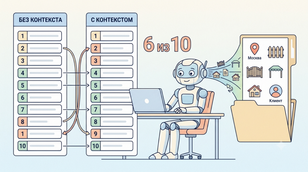 После добавления бизнес-контекста Claude изменил позиции 6 из 10 SEO-запросов. Что проверить перед распределением бюджета SEO