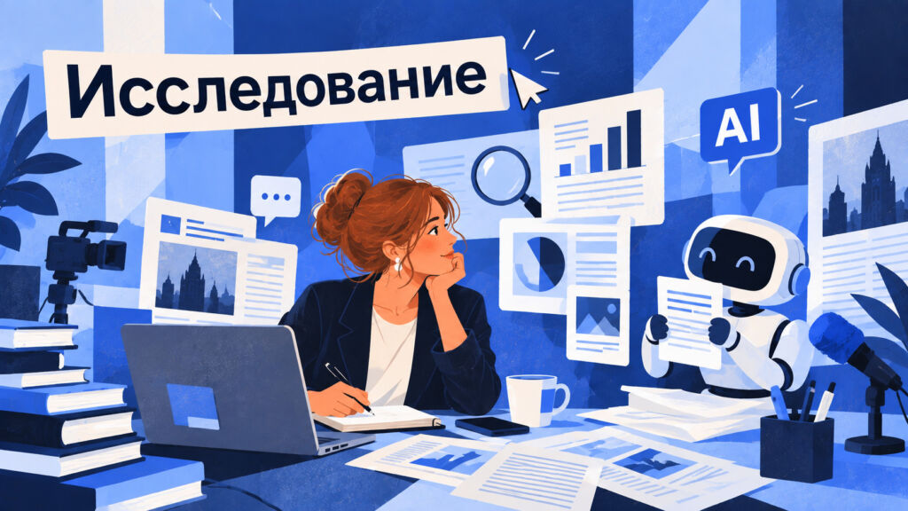 Изображение 1 для статьи Нейросети стали главным инструментом работы с информацией почти 70% журналистов