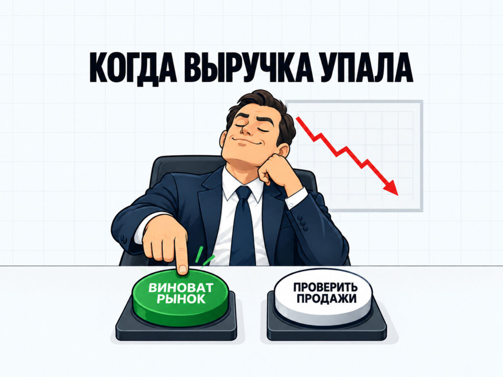 Продажи падают: рынок или отдел продаж?