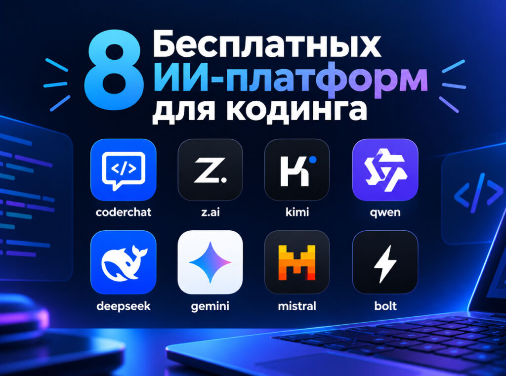 8 Бесплатных ИИ для Кодинга — Подборка
