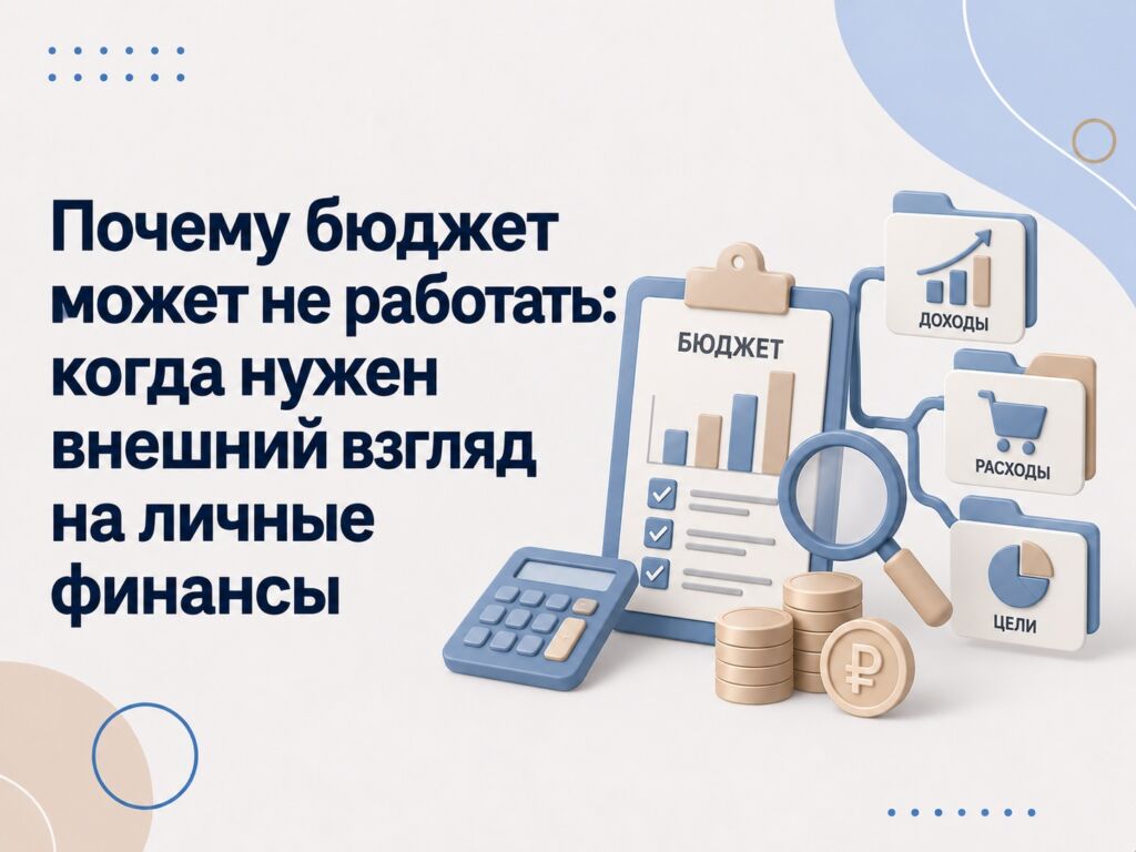 Хороший доход без накоплений: почему деньги исчезают и какой эксперт поможет найти причину