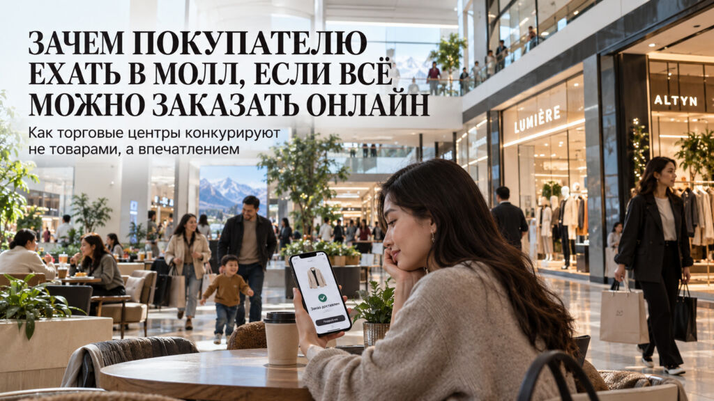 Зачем покупателю ехать в молл, если всё можно заказать онлайн