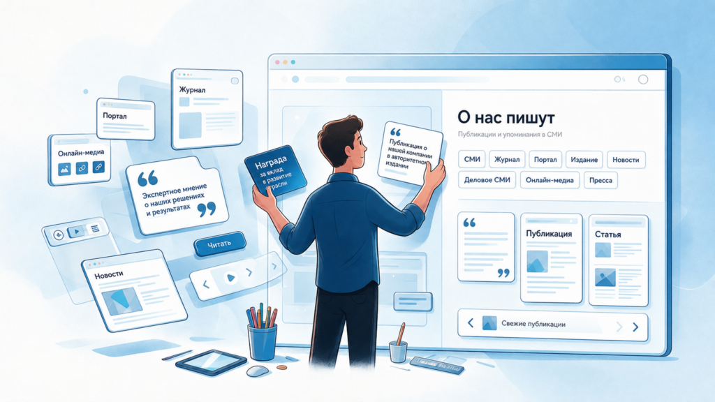 СМИ о нас: 17 идей для оформления раздела на сайте