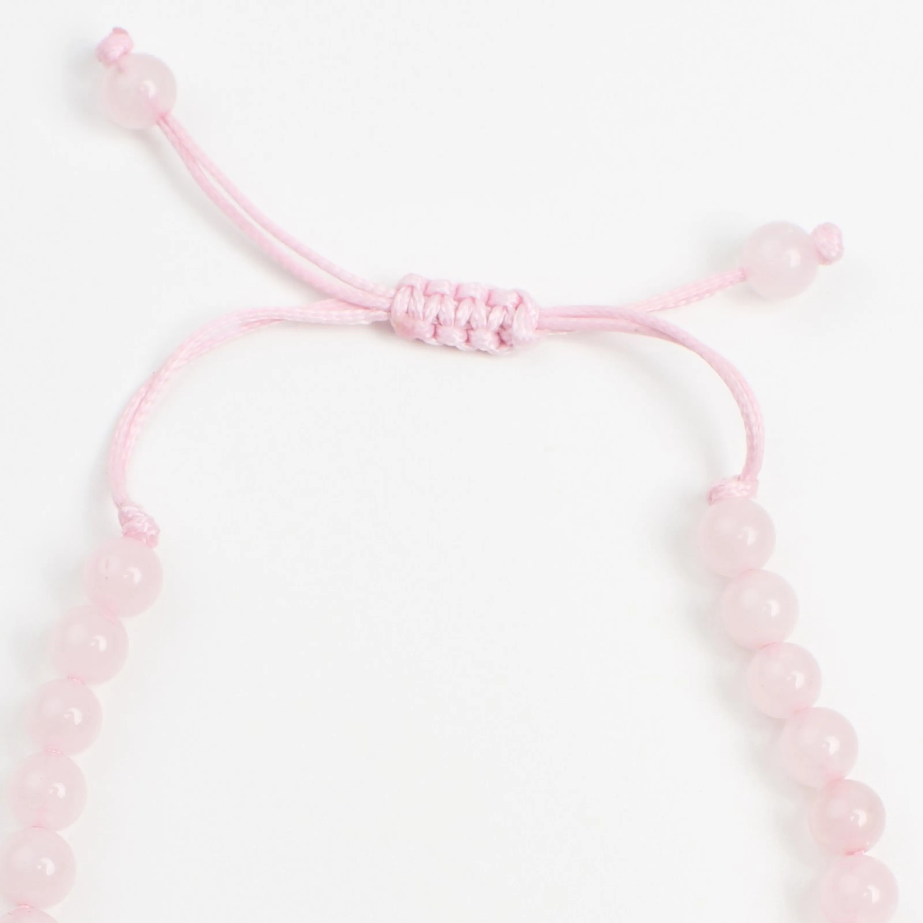 Браслет розовый кварц камень для сердечной чакры