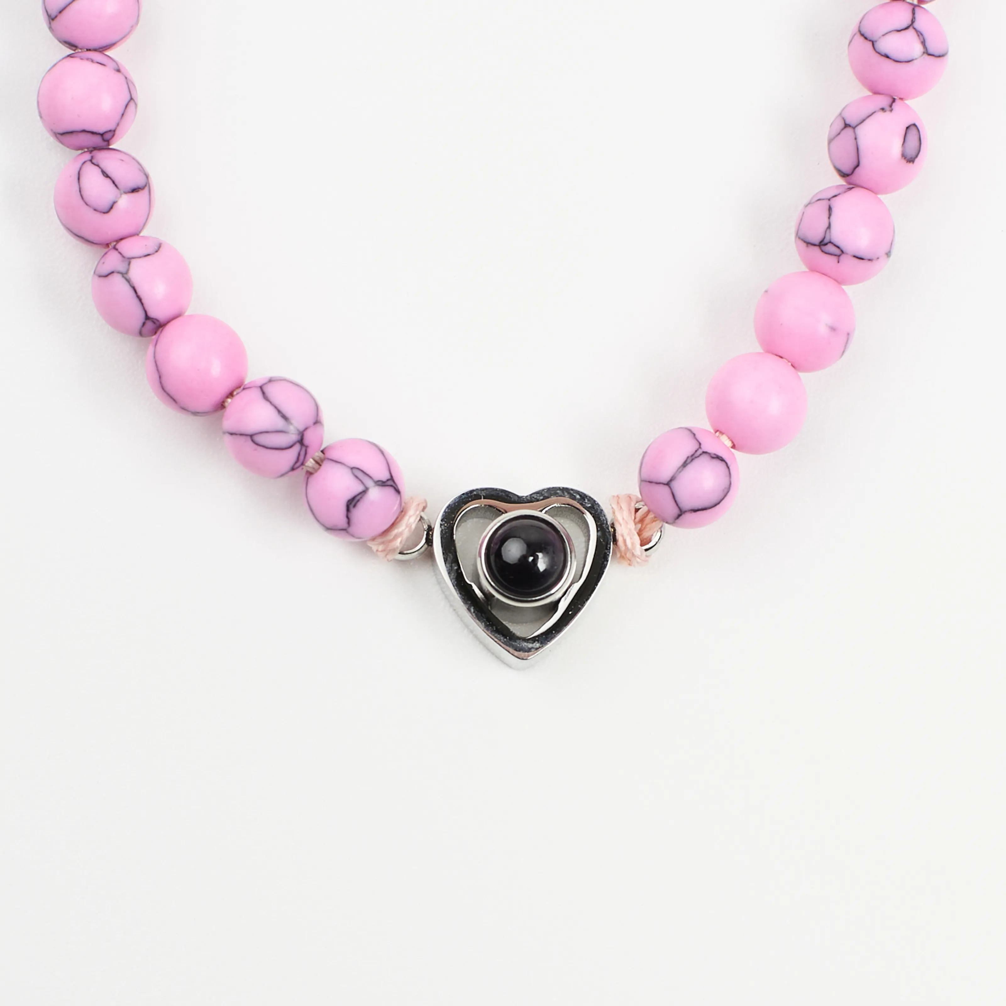 Эзотерический браслет розовый кахолонг амулет для сердечной чакры