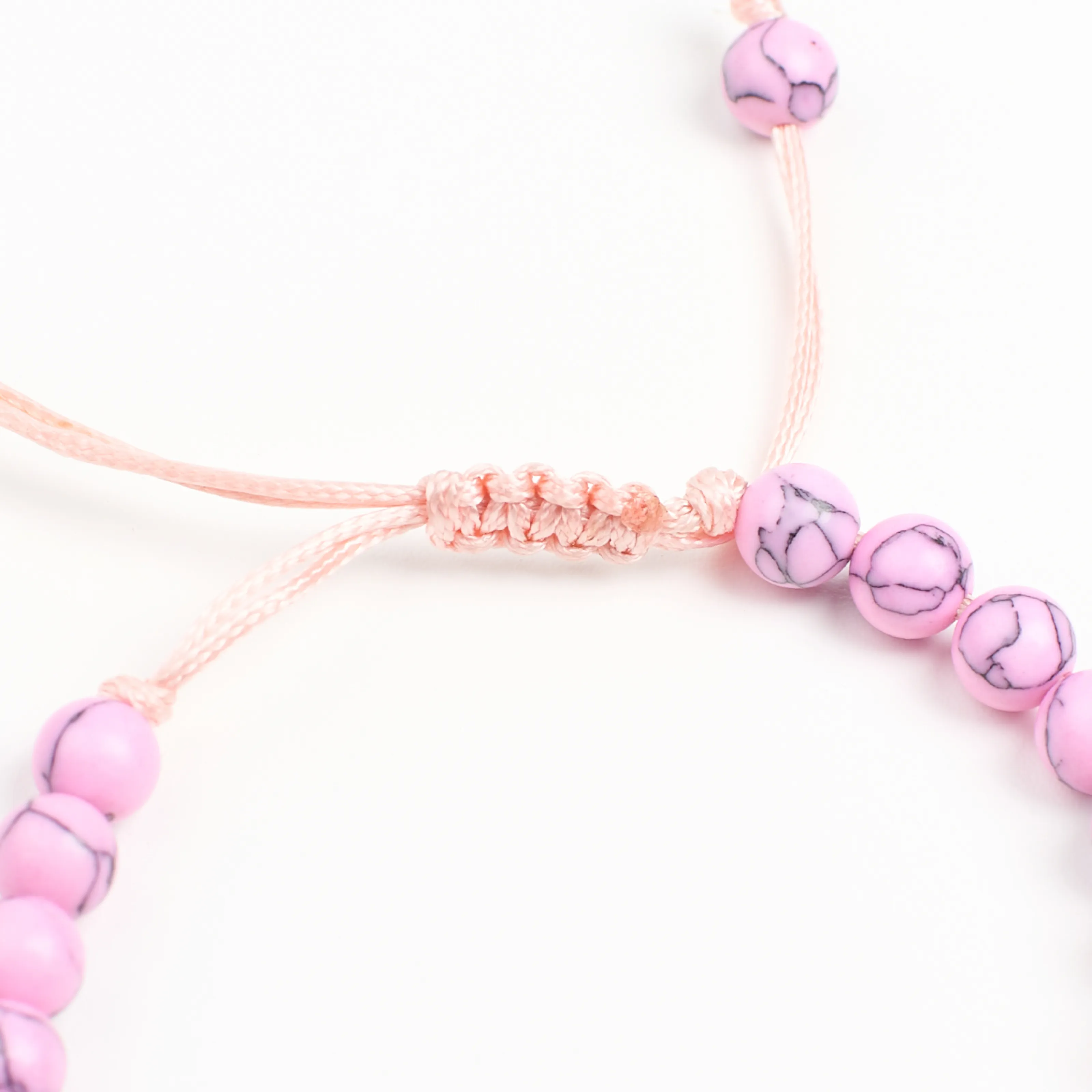 Браслет из розового кахолонга камень любви к себе и принятия