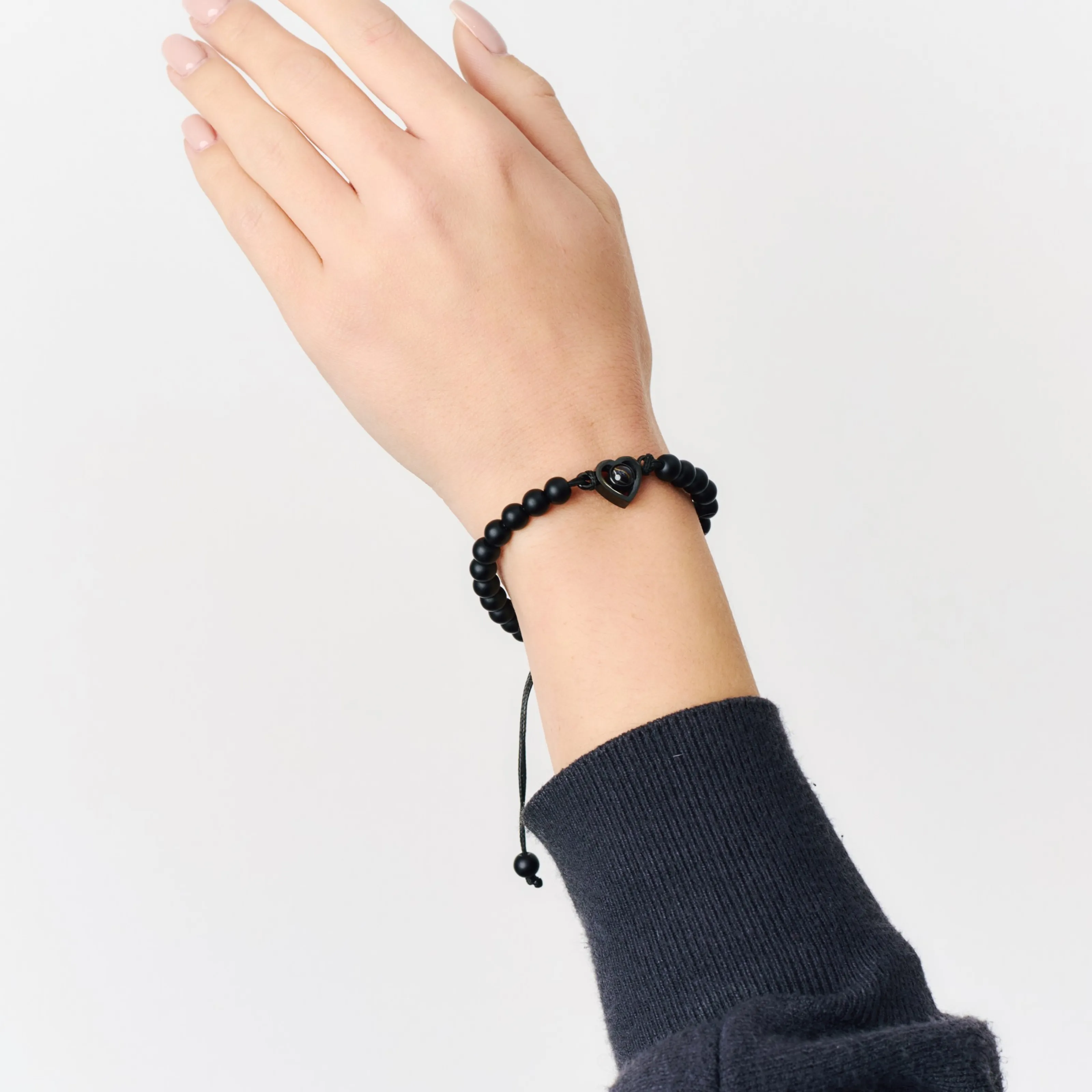 Чёрный агат браслет для Девы структурность и порядок