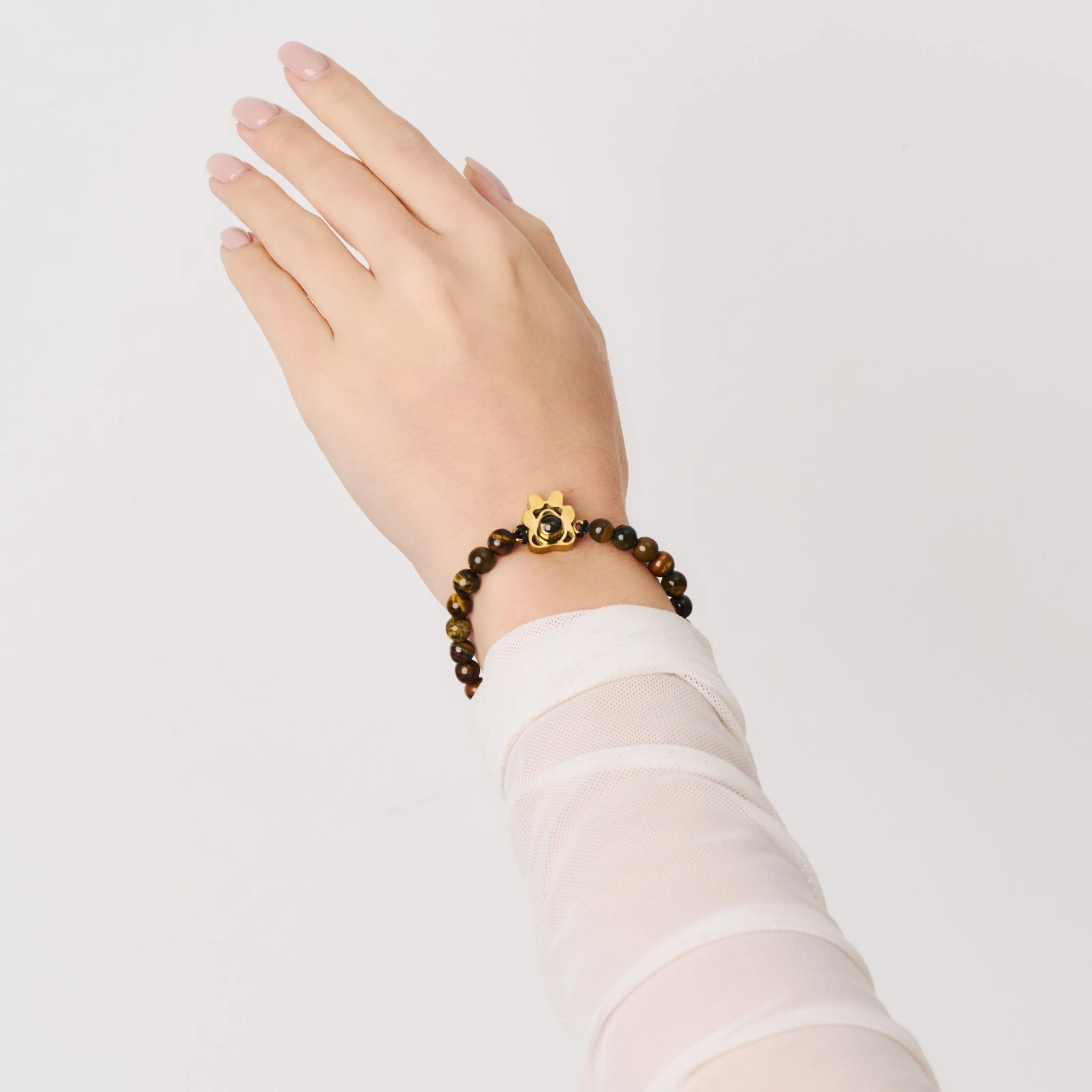 Браслет тигровый глаз общий вид