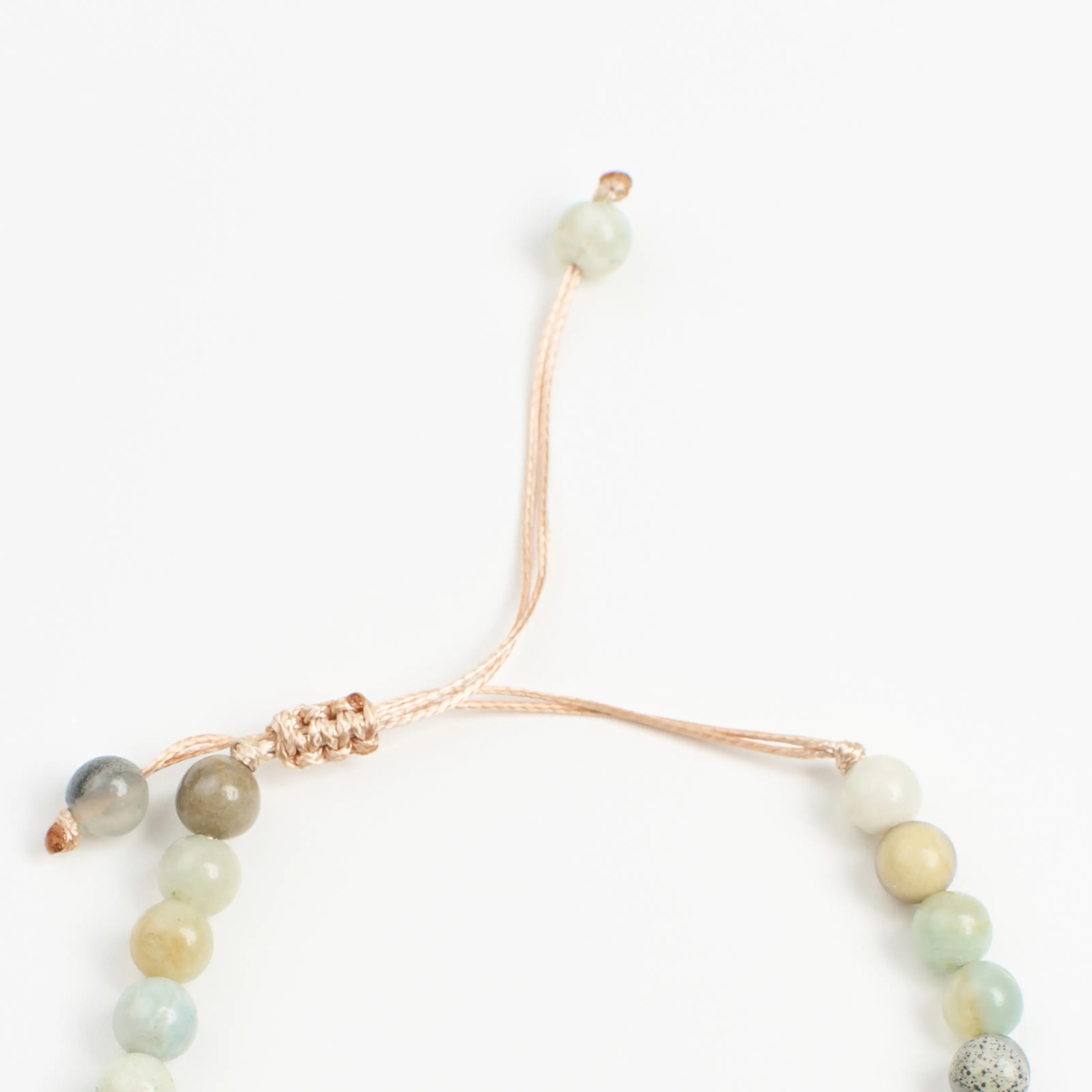 Детали браслета из натурального камня амазонит