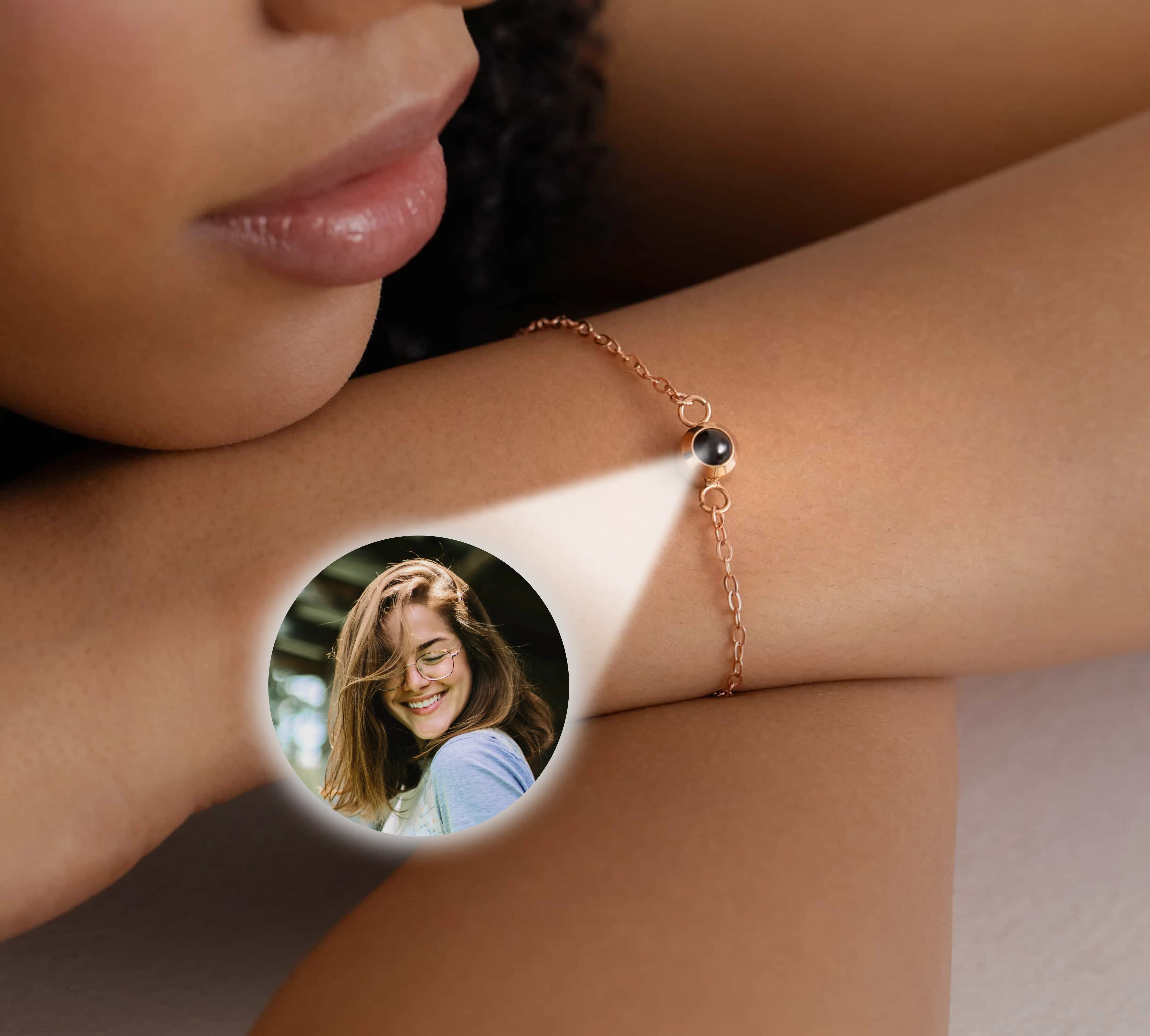 Кулон шарм с фото и гравировкой даты