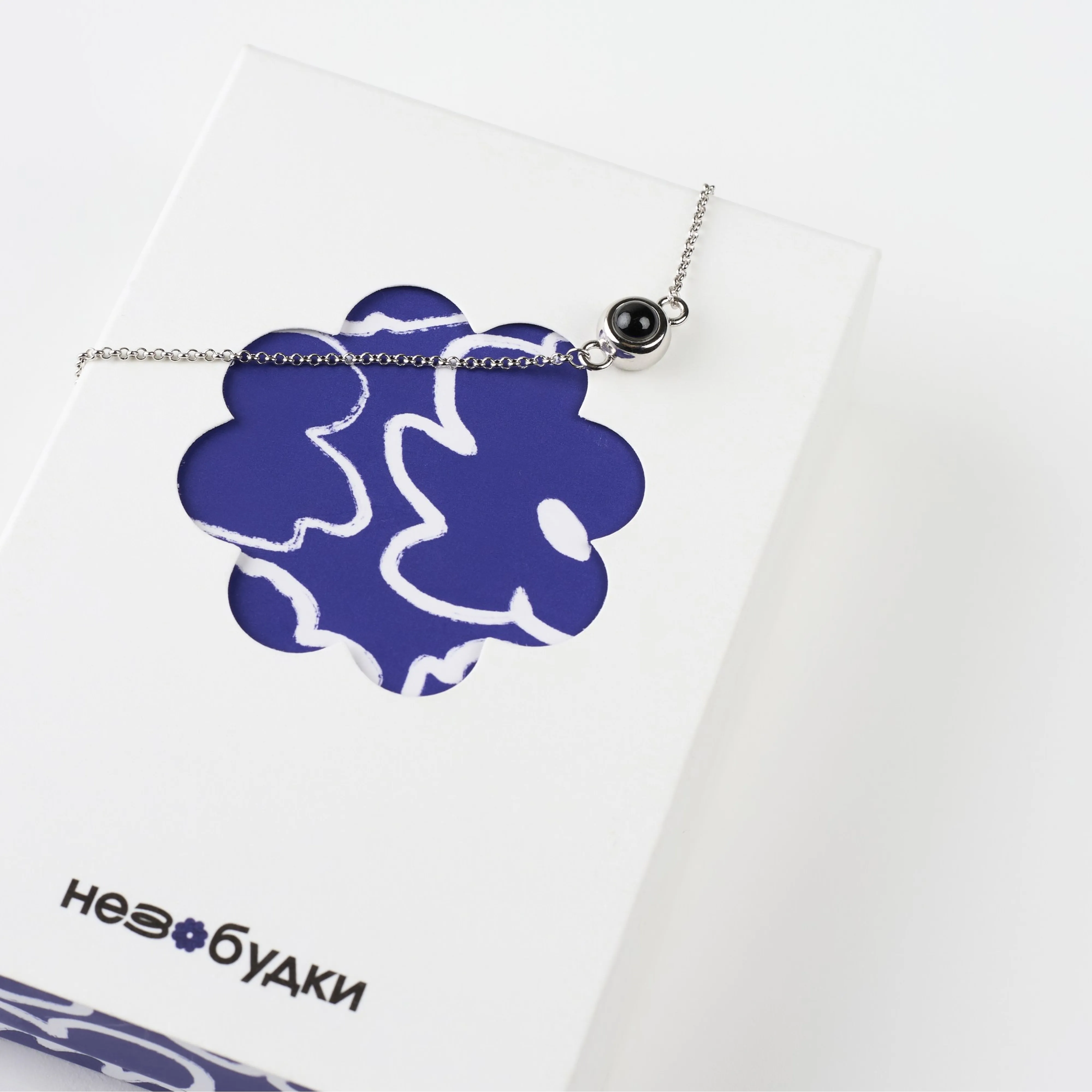 Подарочный шарм с фото для браслета из серебра