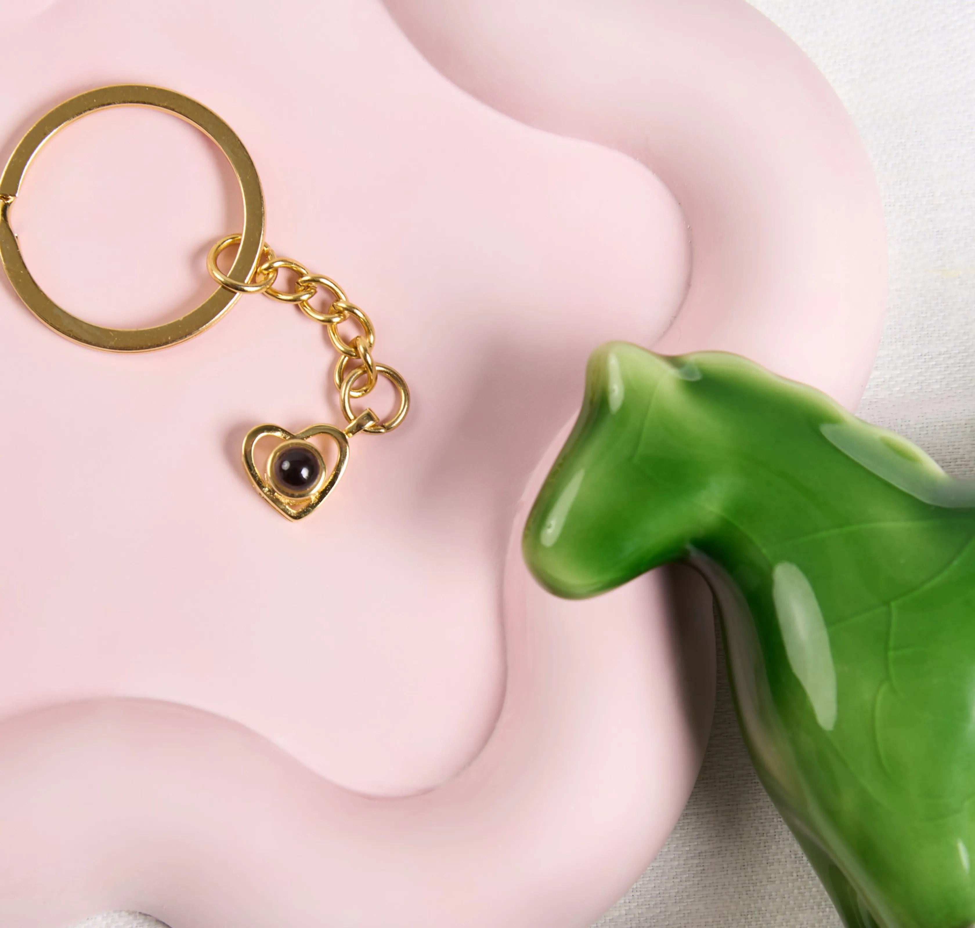 Аксессуар брелок сердце сталь серебристая для ключей и сумки