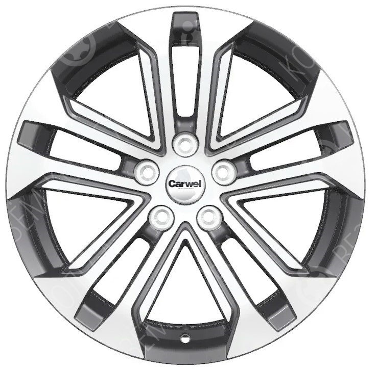 Литые диски Carwel Куж 1803 (RAV4) 7x18 5x114.3 ET35 Dia 60.1