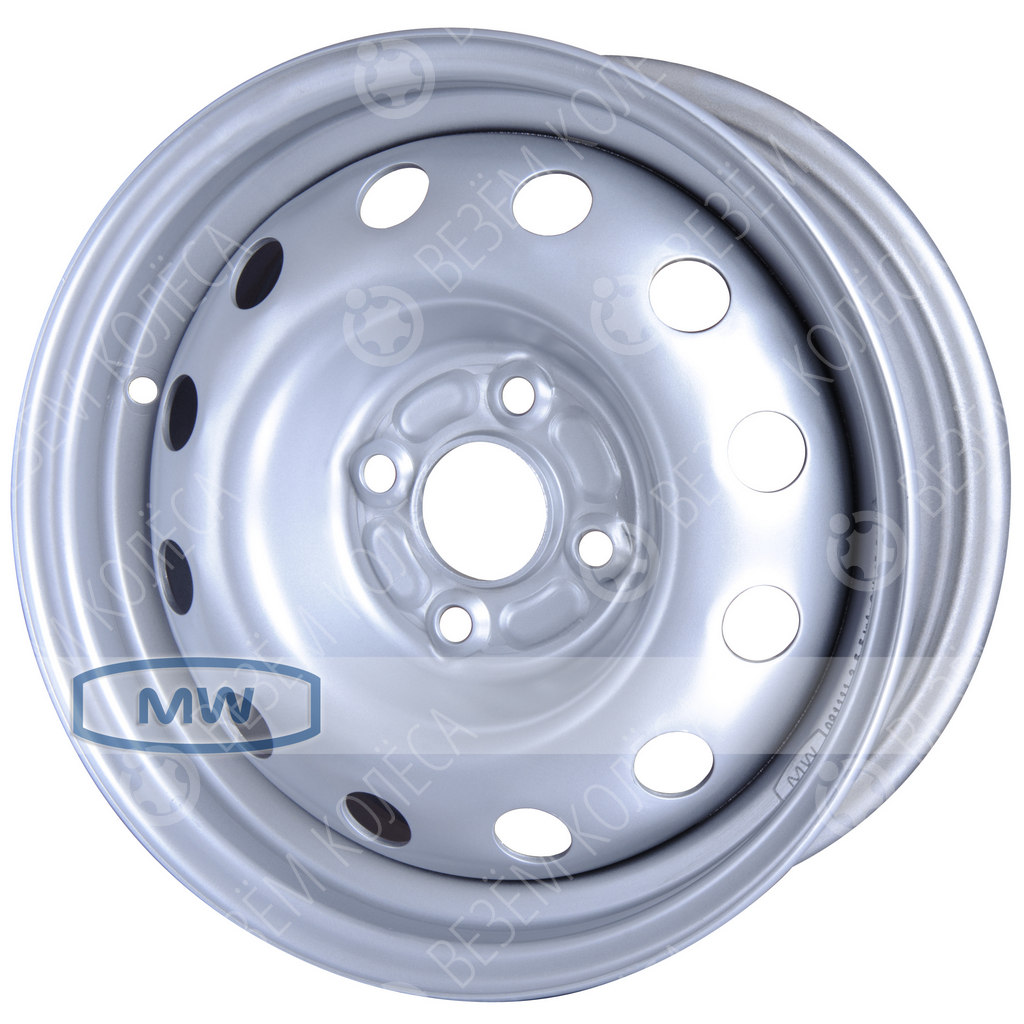 Штампованные диски Magnetto 14005 S AM 5.5x14 4x100 ET35 Dia 57.1 на Volkswagen Pointer