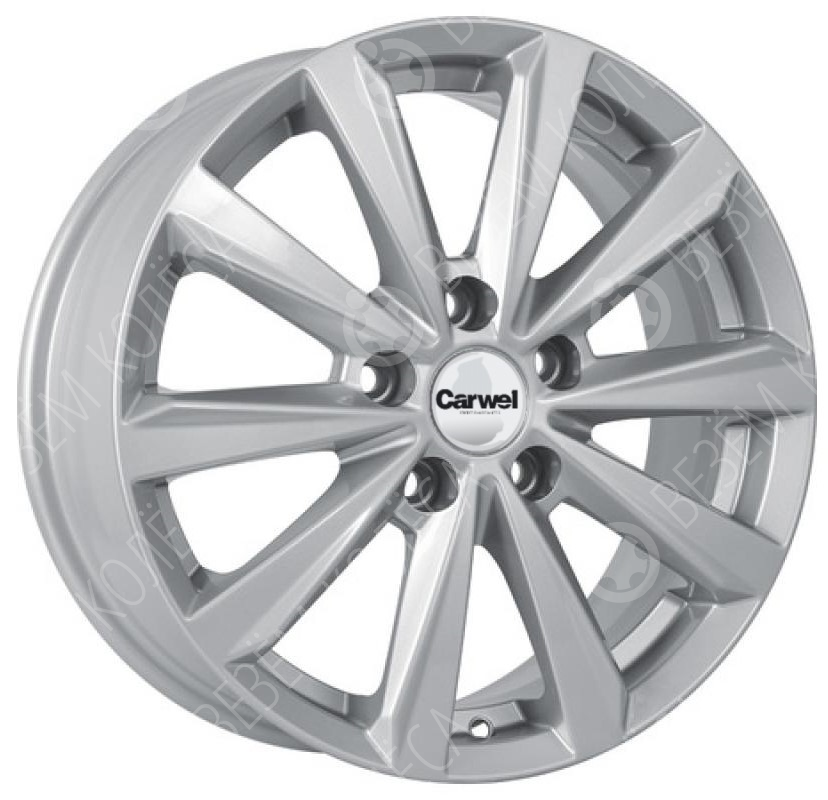 Литые диски Carwel Кенон 189 (Kuga) 6.5x16 5x108 ET50 Dia 63.35