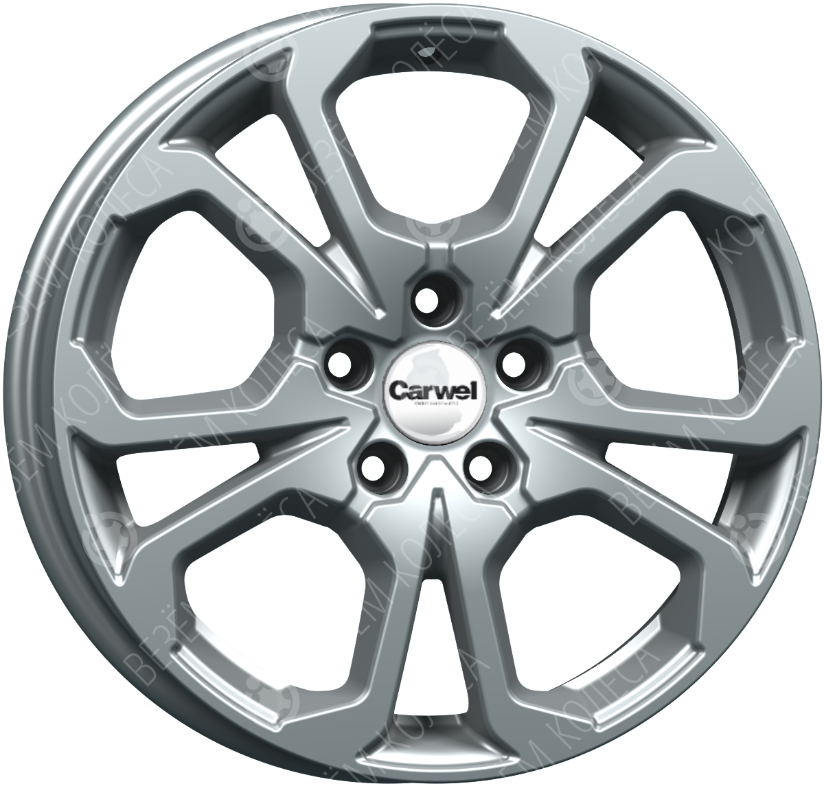 Литые диски Carwel Ванда 242 (Vitara) 6.5x17 5x114.3 ET50 Dia 60.1