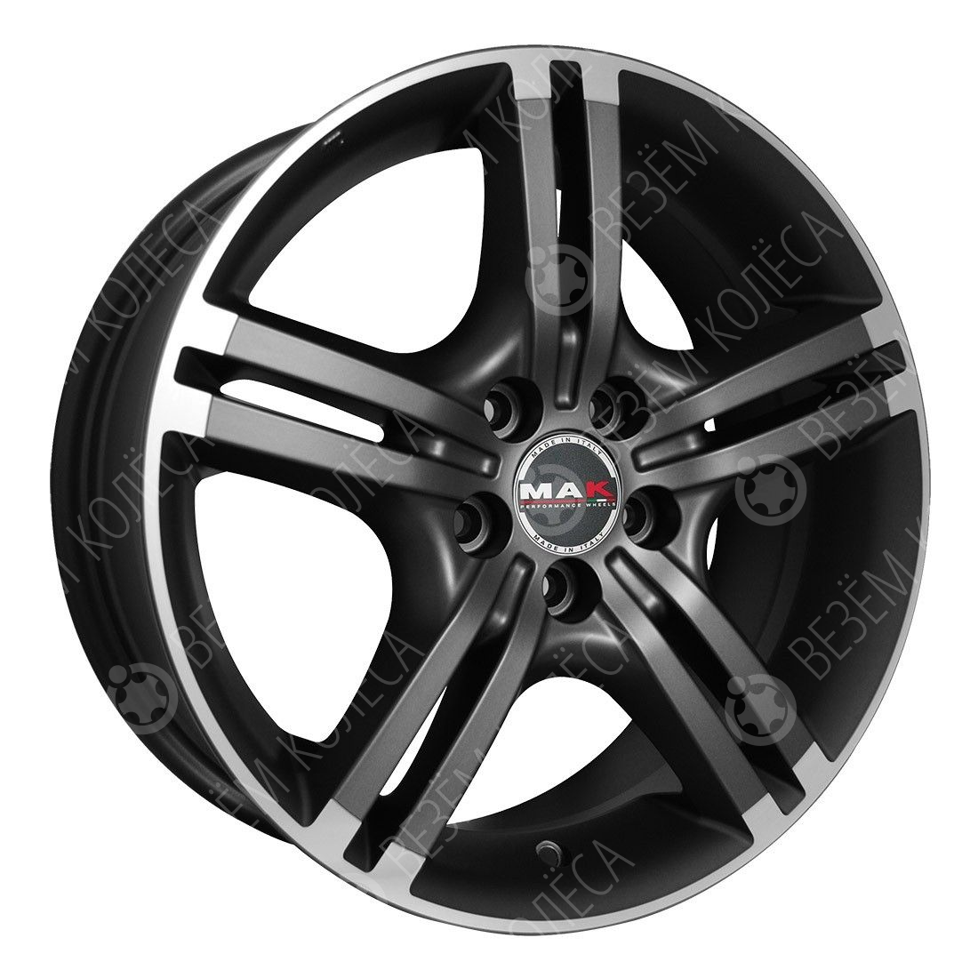 Литые диски Mak Veloce Light 6.5x16 5x100 ET48 Dia 56.1