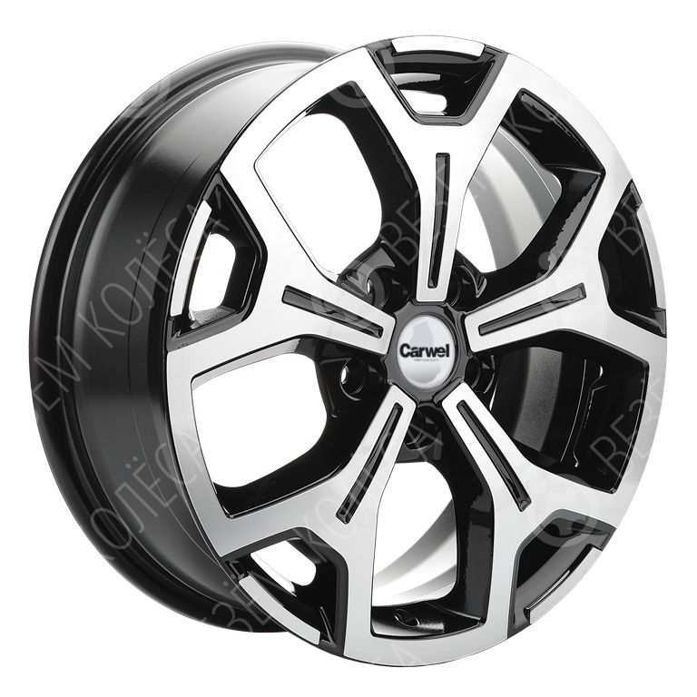 Литые диски Carwel Талкас 1710 (Focus) 6.5x17 5x108 ET50 Dia 63.35