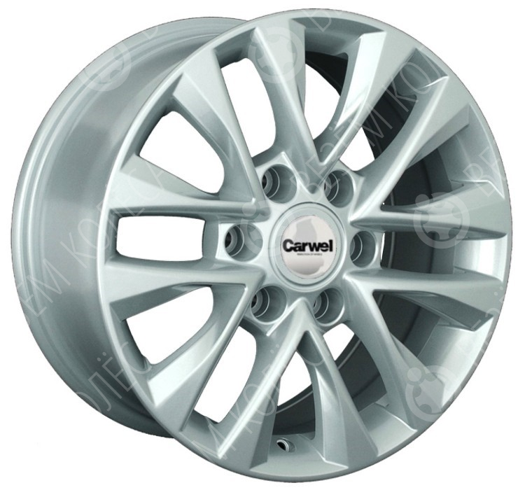 Литые диски Carwel Сандал 175 (Navara) 7.5x18 6x114.3 ET30 Dia 66.1