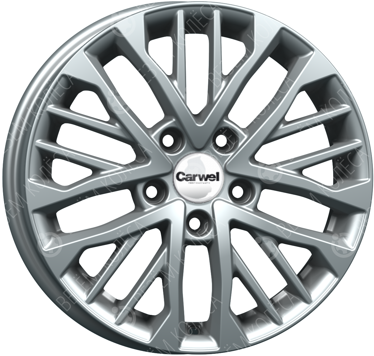 Литые диски Carwel Агнес 238 (Elantra) 6x16 5x114.3 ET50 Dia 67.1