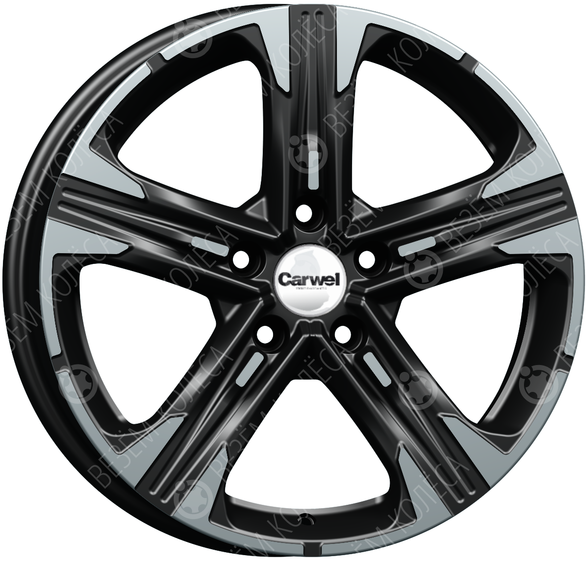 Литые диски Carwel Алтор 240 (Qashqai) 7x17 5x114.3 ET40 Dia 66.1