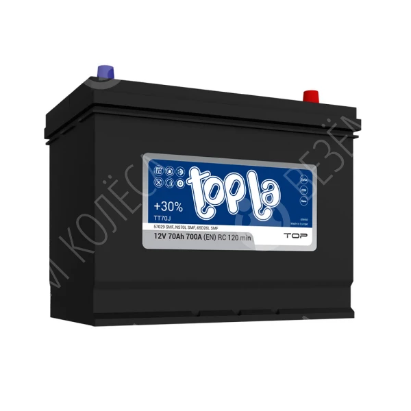 Аккумулятор Topla TOP JIS 70 Ач 700 А 259x175x221 обратная