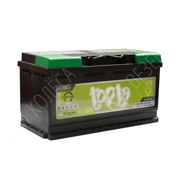 Аккумулятор Topla 95 Ач 850 А 353x175x190 обратная