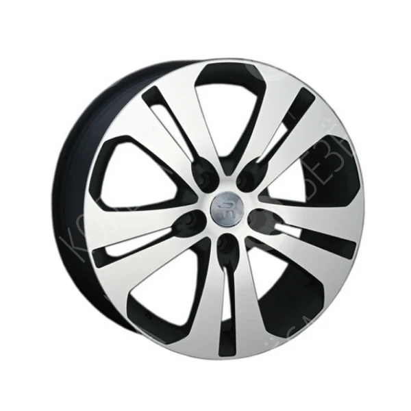 Диск литой LEGEARTIS OPTIMA MI104 7,0x18 5*114,3 ET38 d67,1 Черный матовый с полированной лицевой по