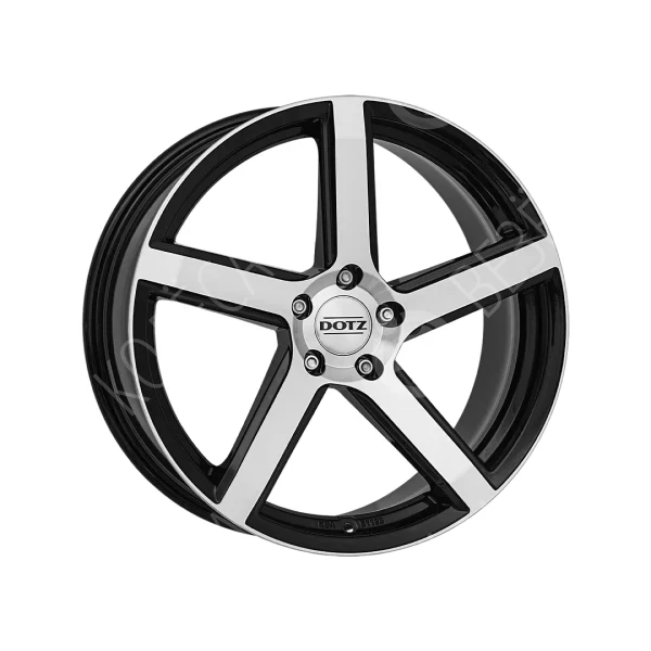 Диск литой DOTZ CP5 dark 8,5x20 5*112 ET35 d70,1 Черный с полированной лицевой поверхностью