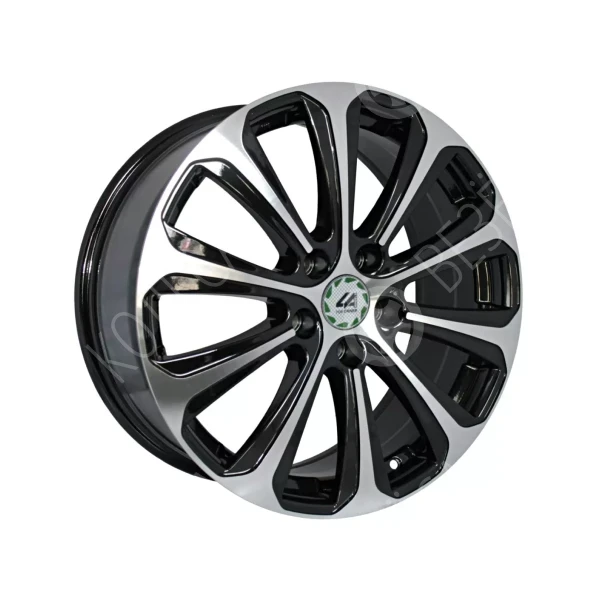 Диск литой LEGEARTIS OPTIMA HND149 7,0x17 5*114,3 ET47 d67,1 Черный с полированной лицевой поверхнос