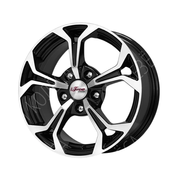 Диск литой IFREE Эрнесто (КС484) 6,5x15 5*114,3 ET43 d60,1 Блэк Джек
